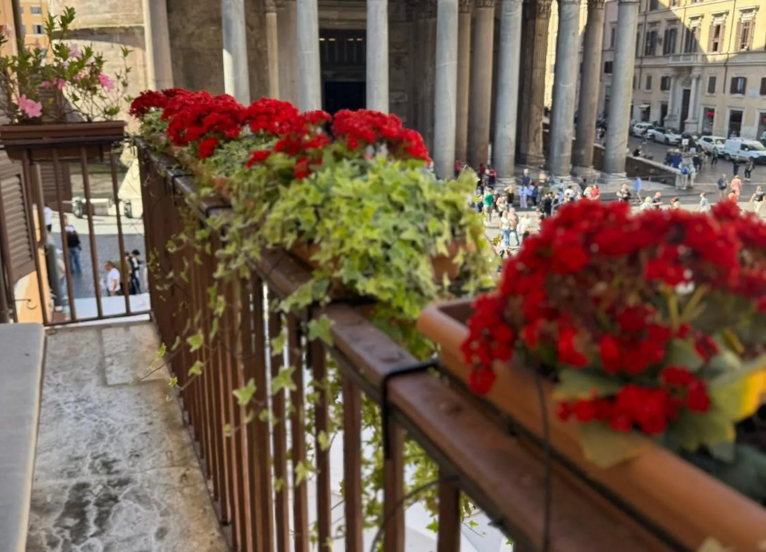 Aparthotel Pantheon Balcony Morgana Suite Řím Itálie